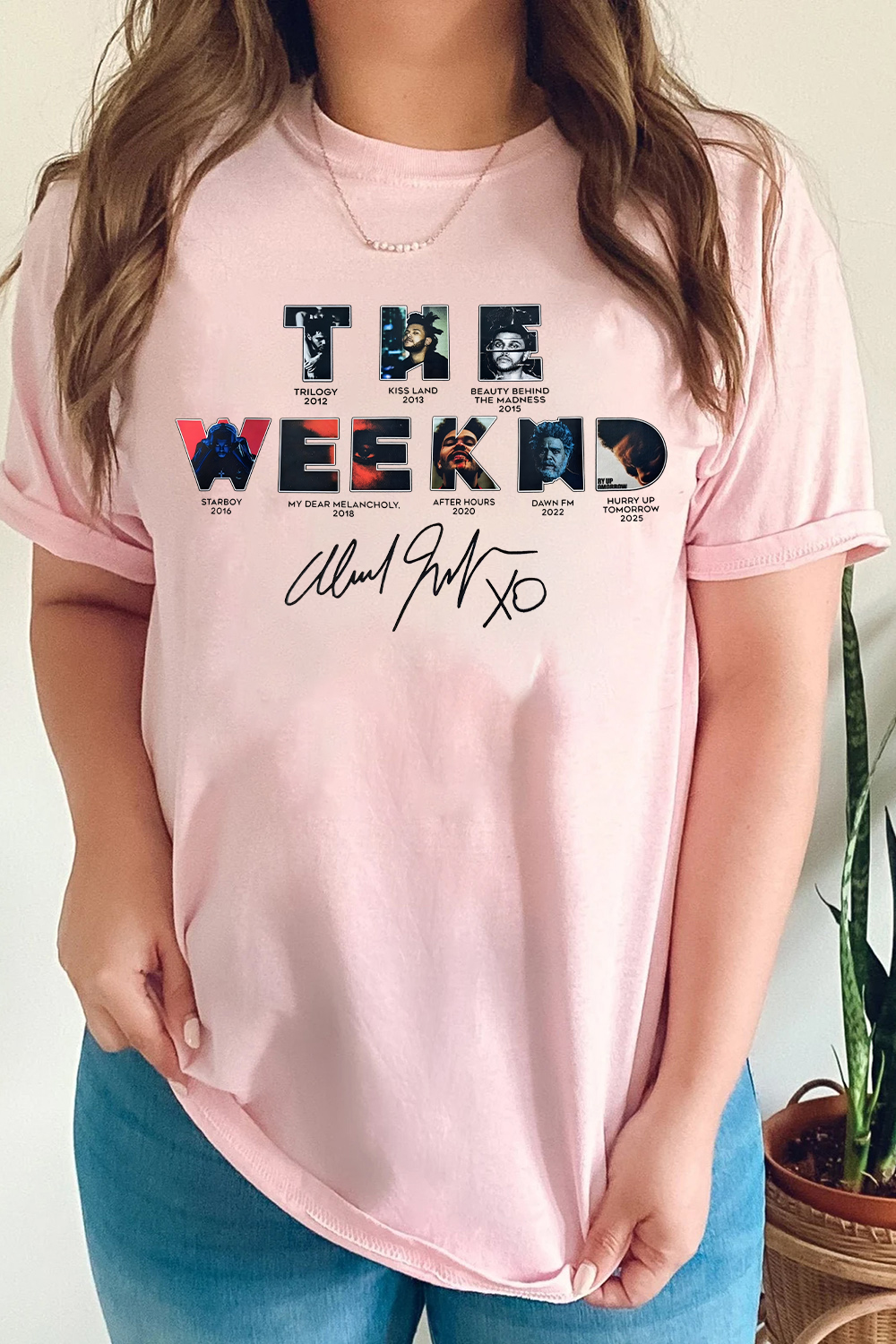 Theweeknd 2025 print Tee For Women