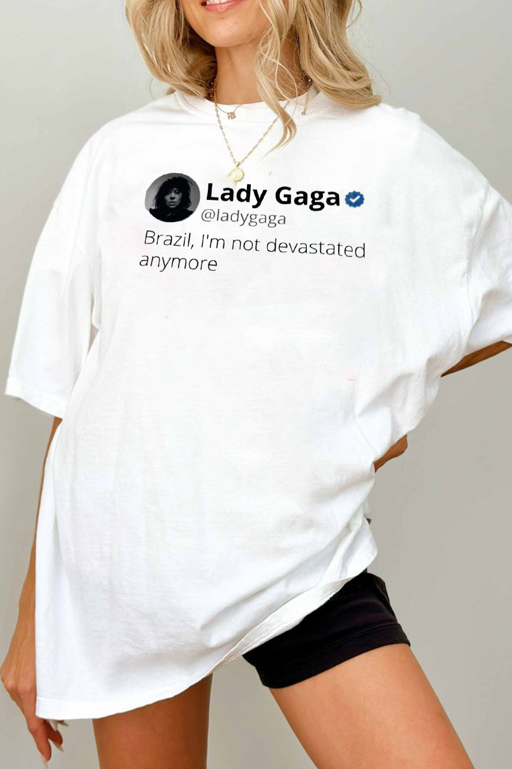 ladygaga funny women T-SHIRT