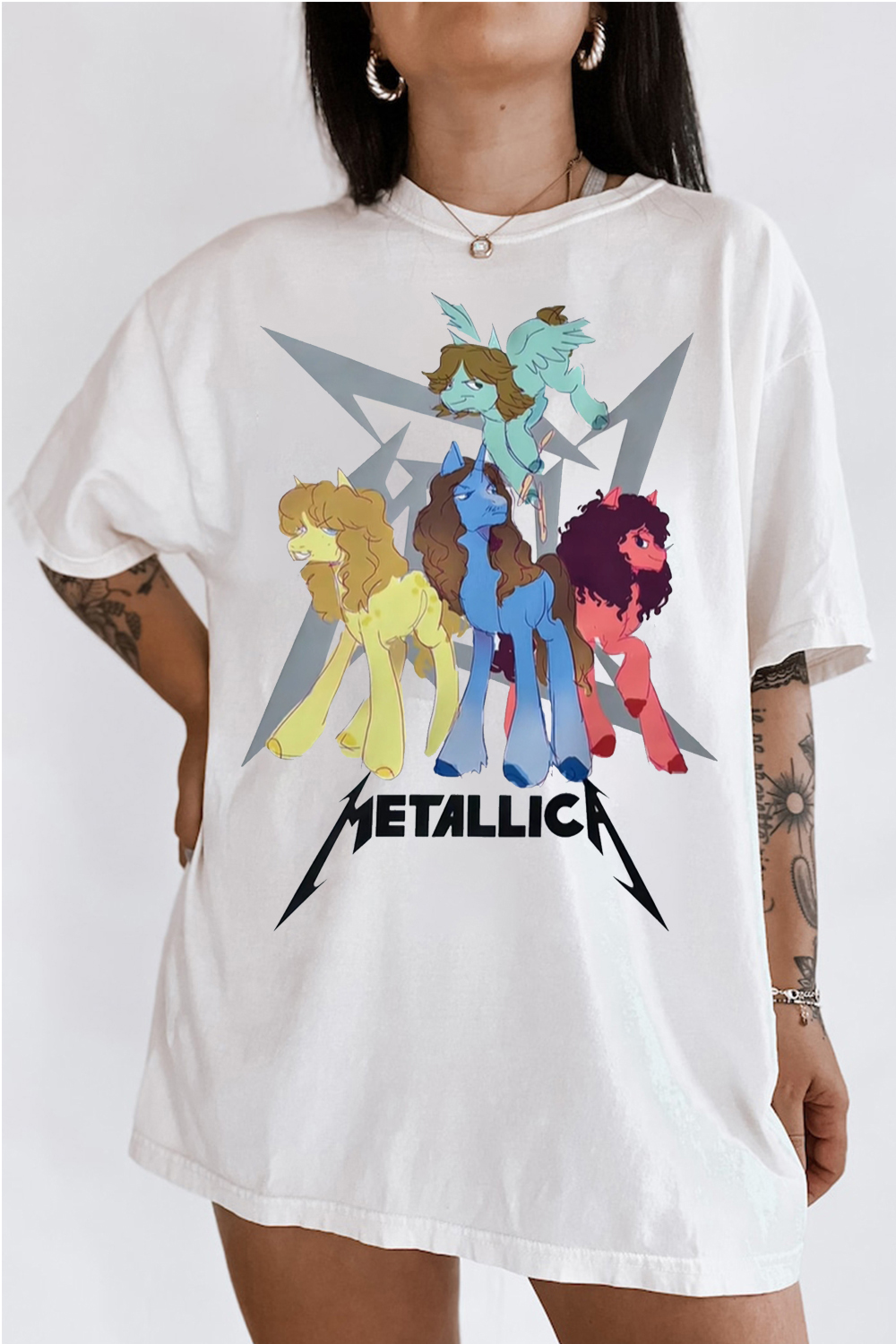 Sooo funny metalica art women T-SHIRT