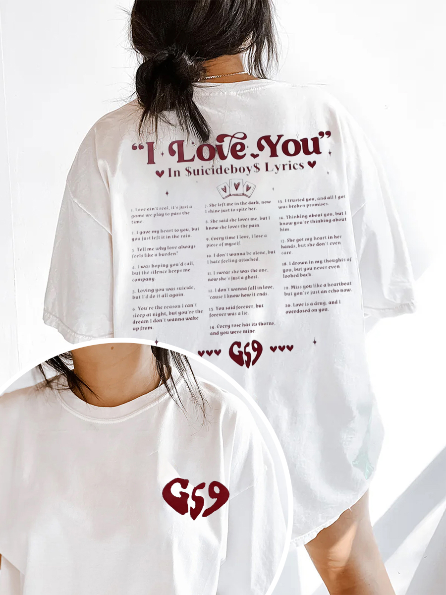 LOVE You G59  T-Shirt