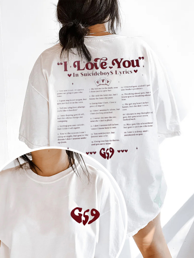 LOVE You G59  T-Shirt