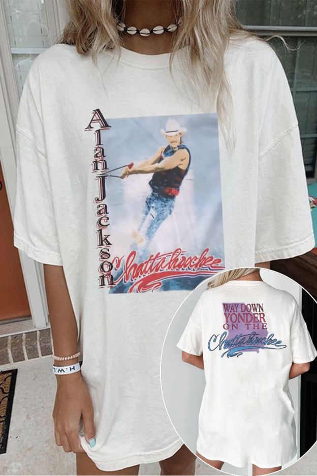 Summer Vibes with the 'Way Down Yonder on the Chattahoochee' Tee