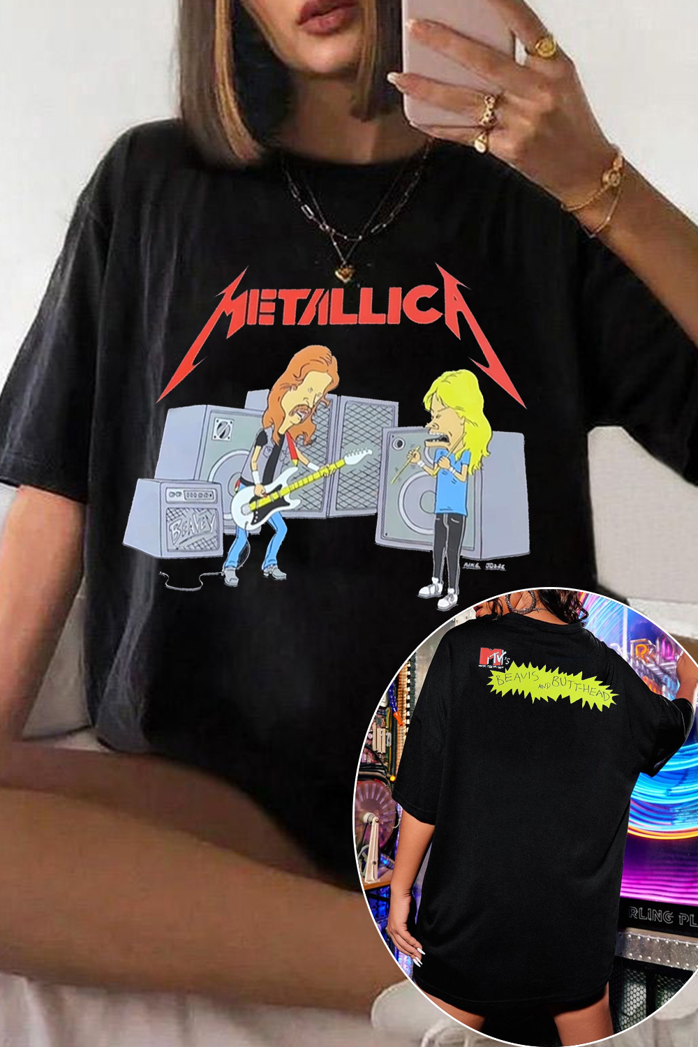 Metallica 2-sided print T-SHIRT