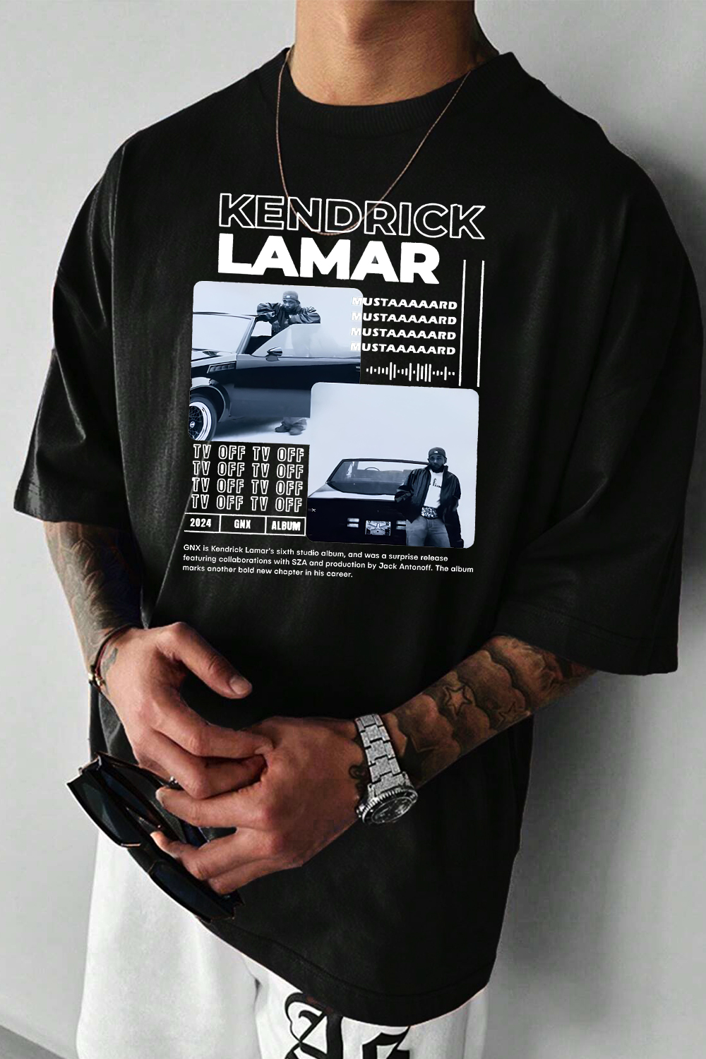 Kendrick TV OFF Fleece Sweatshirt For Men