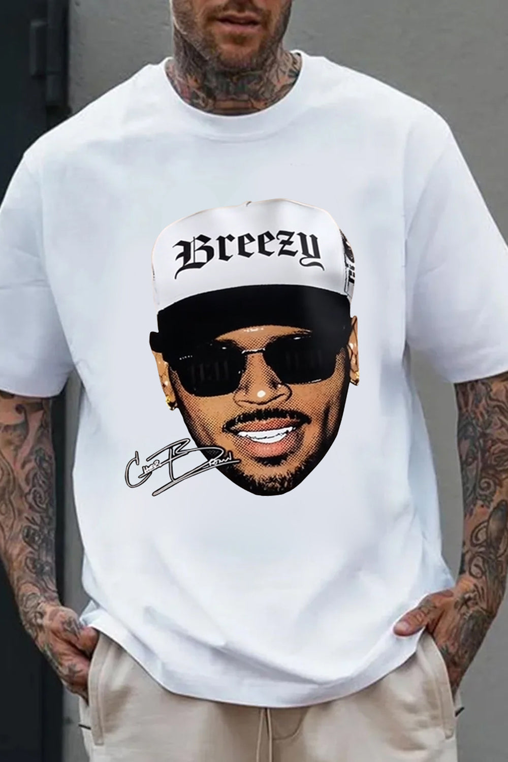 Breezy Chris Brown Merch Tee For Men