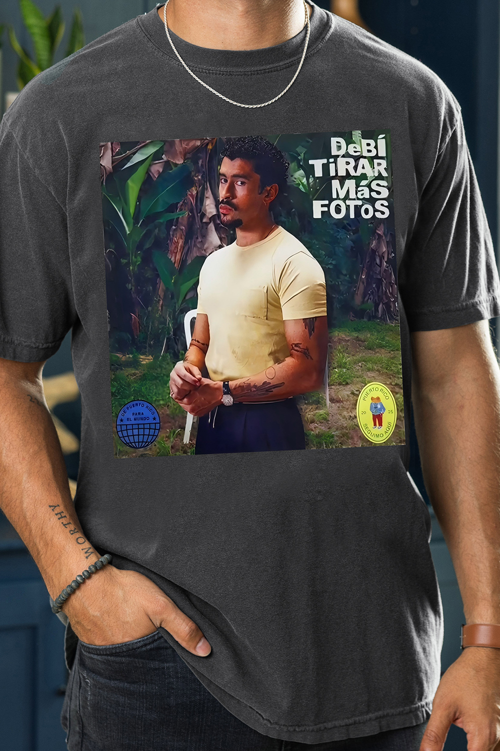 Bad Bunny 2025  DTMF Album Graphic Tee For Men