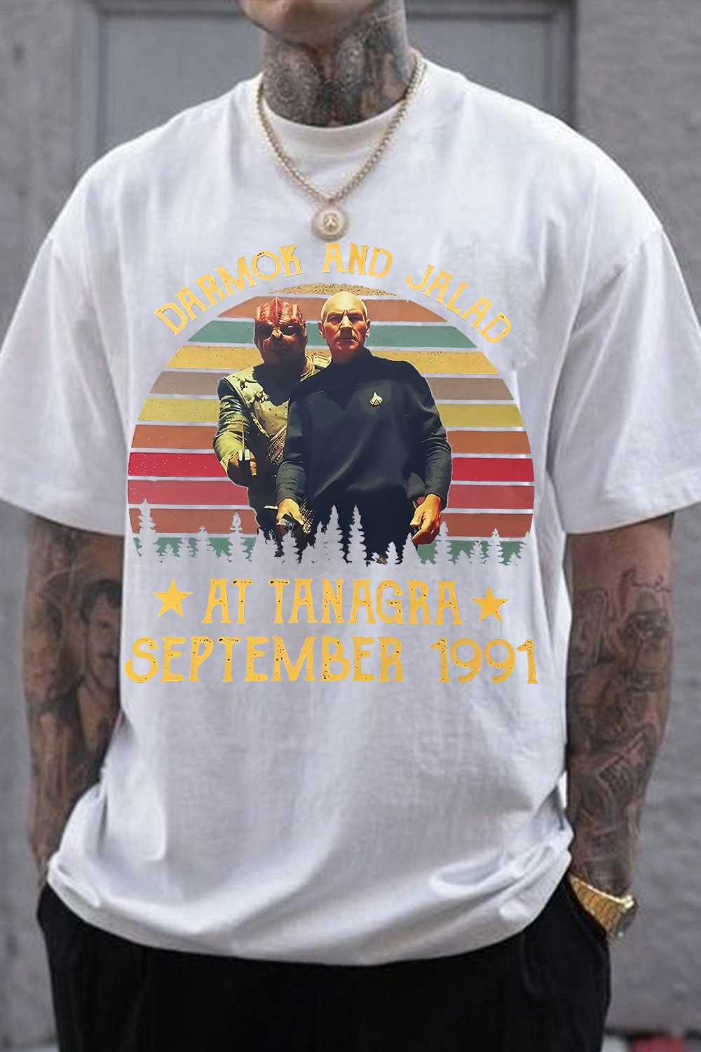 Darmok and Jalad At Tanagra September Startrek Tee For Men