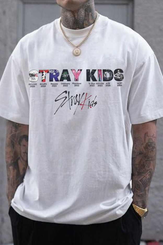 Stray Kids Albums Tee For Men