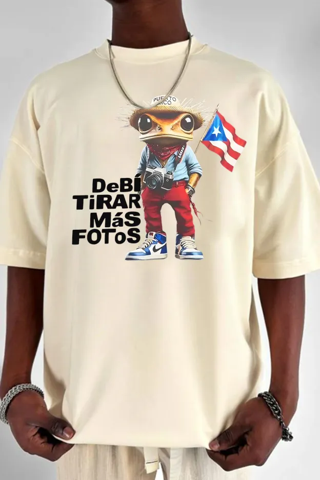 Bad Bunny DTMF Frog Flag Tee For Men