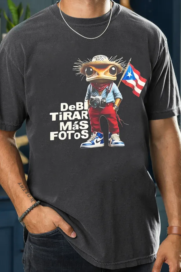 Bad Bunny DTMF Frog Flag Tee For Men