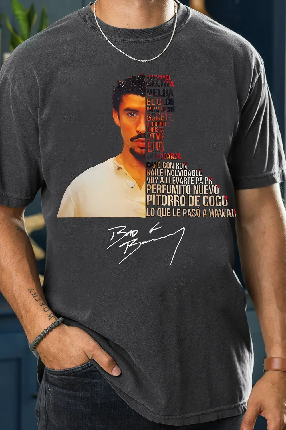 Bad Bunny Album DTMF Graphic T Shirt Men