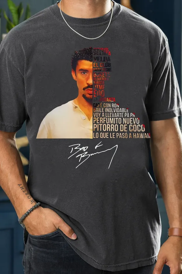 Bad Bunny Album DTMF Graphic T Shirt Men