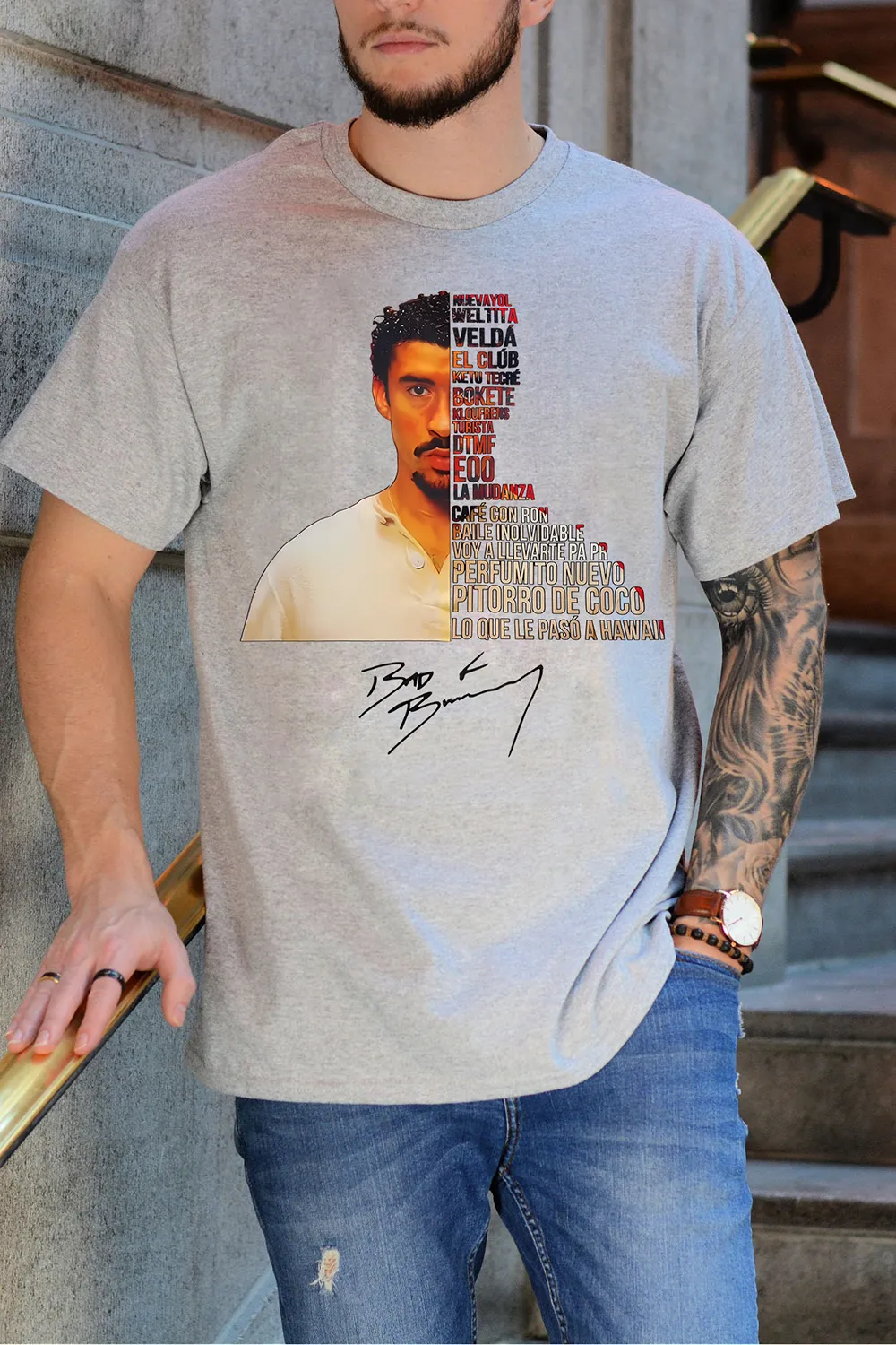 Bad Bunny Album DTMF Graphic T Shirt Men