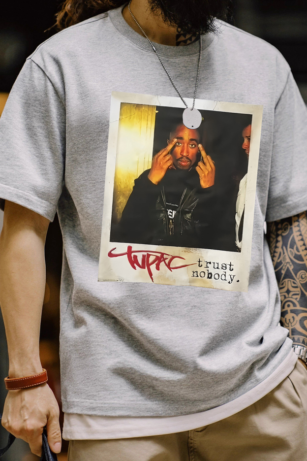 Rapper Tupac Graphic Tee For Men