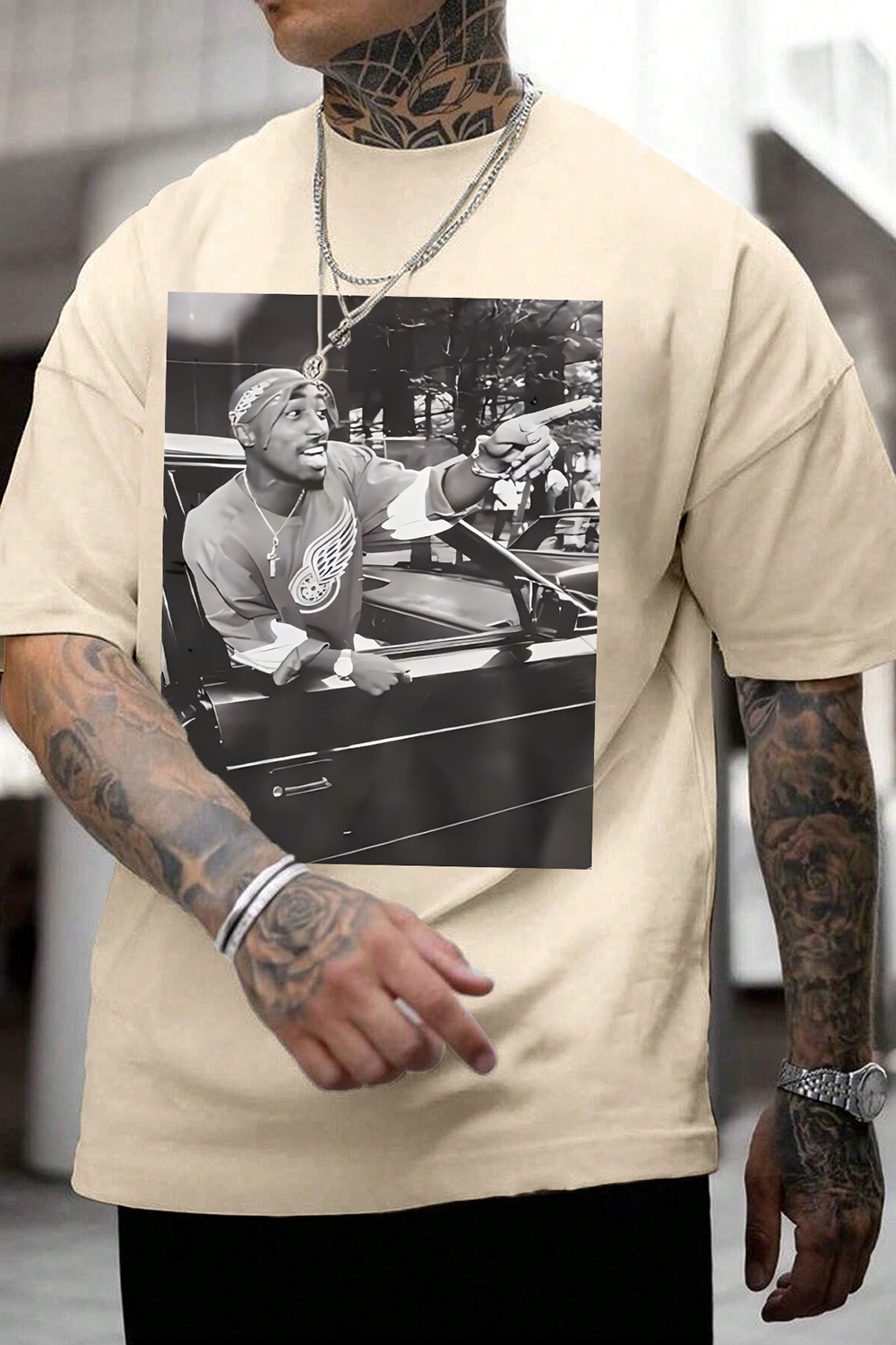 Tupac Shakur Graphic Tee For Men