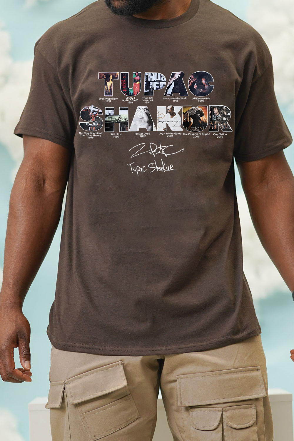 2pacs Hakur Album Tee For Men