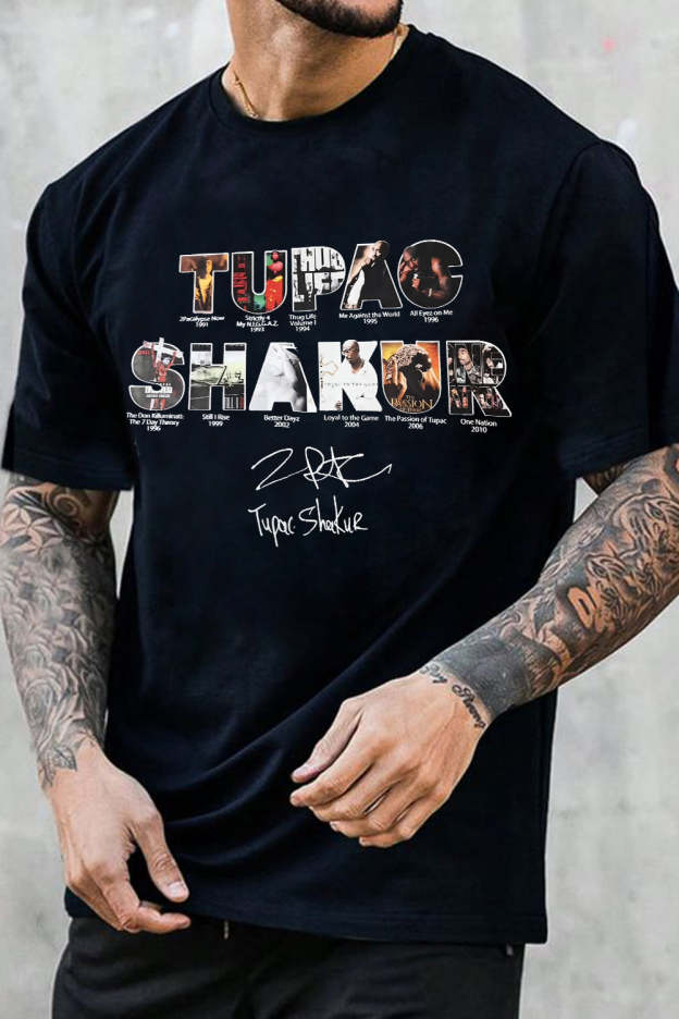 2pacs Hakur Album Tee For Men