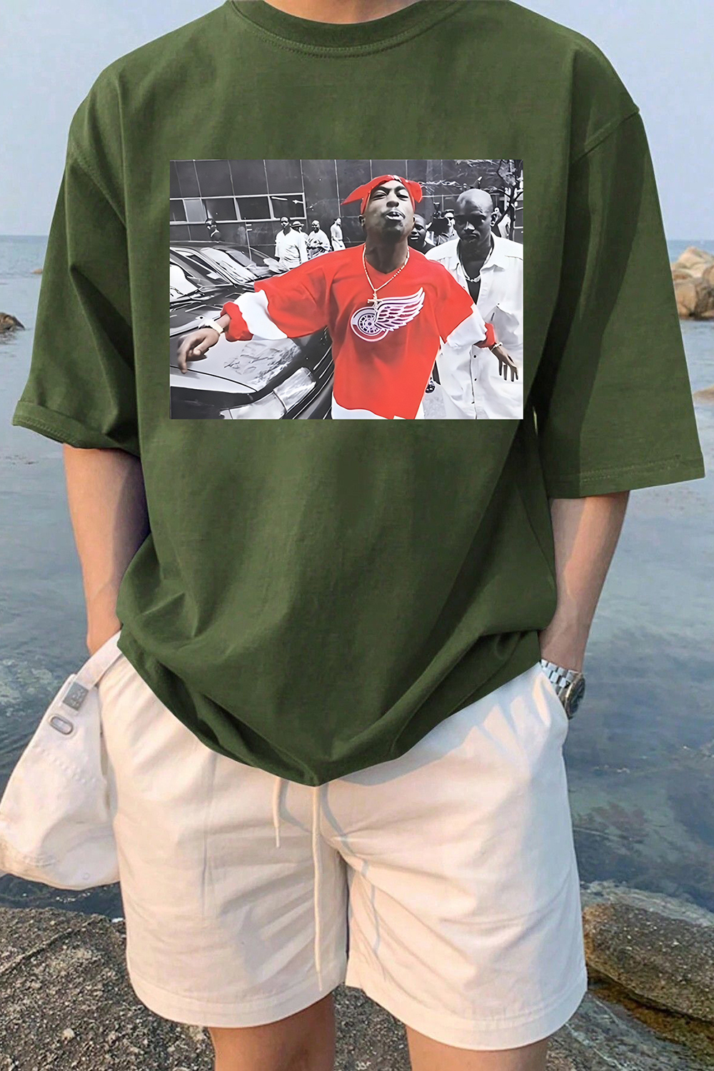 Legend Tupac Shakur Graphic Tee For Men