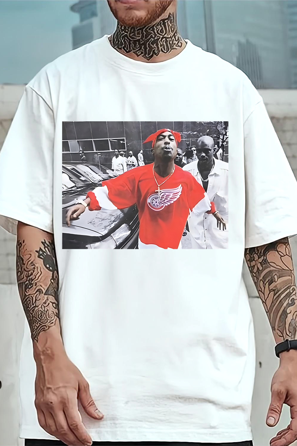 Legend Tupac Shakur Graphic Tee For Men