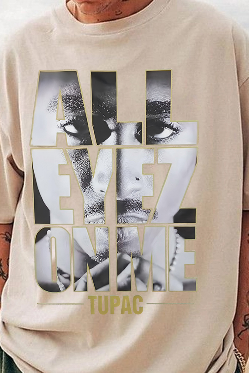 All Eyes On Me Tupac Tee For Men