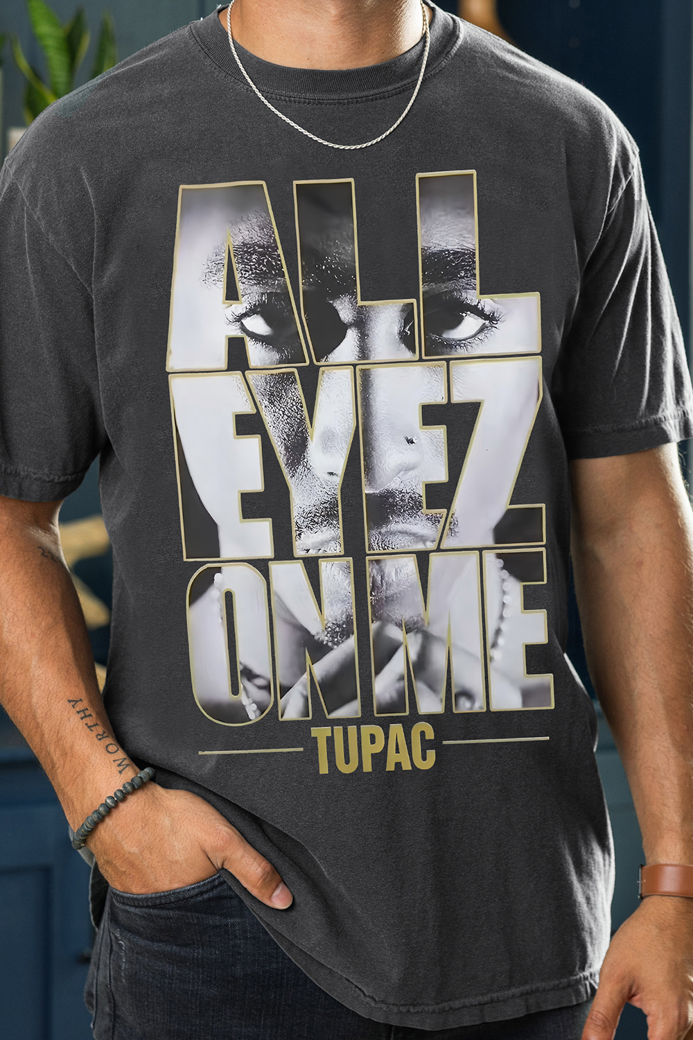 All Eyes On Me Tupac Tee For Men