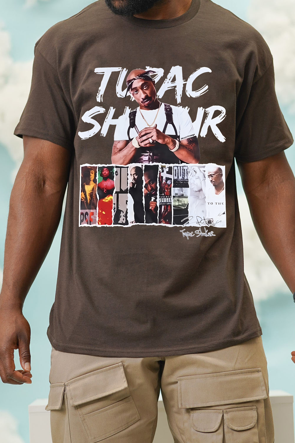 Rapper 2pac Album Graphic Tee For Men