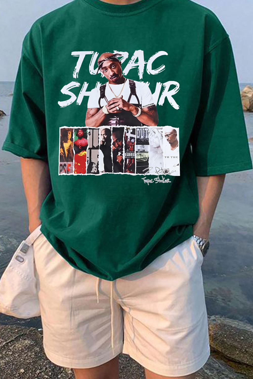 Rapper 2pac Album Graphic Tee For Men