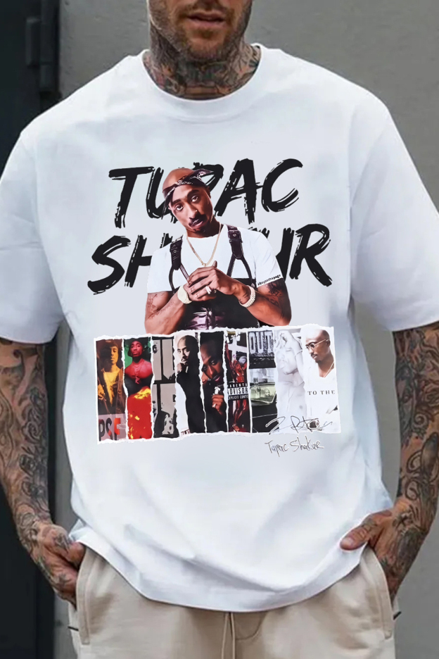 Rapper 2pac Album Graphic Tee For Men