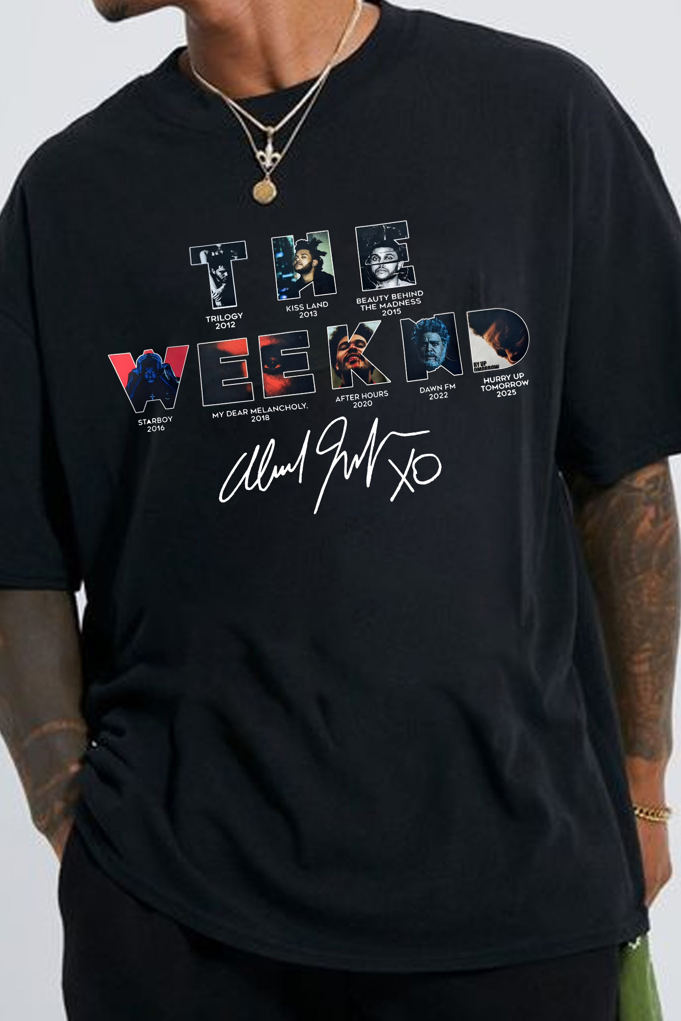 Theweeknd 2025 print Tee/Sweatshirt/Hoodie