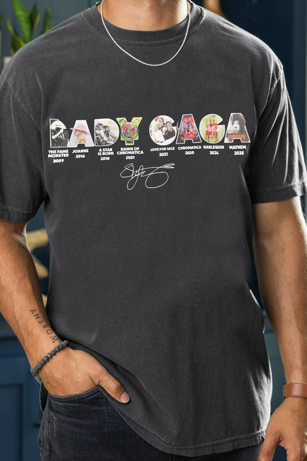 Lady Gaga Abracadabra Album Tee For Men