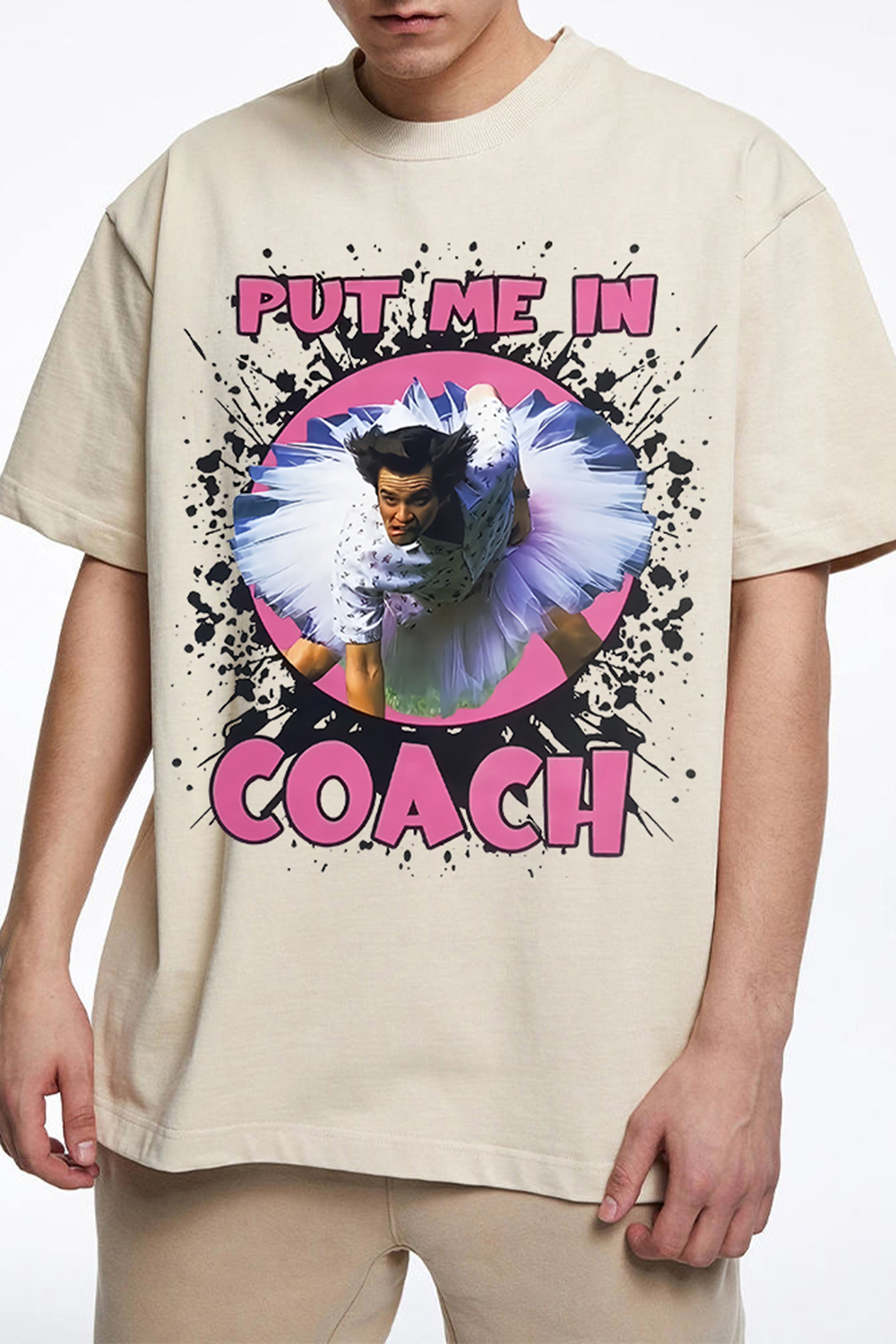 Jim Carrey Put Me In Coach Funny Tee For Men