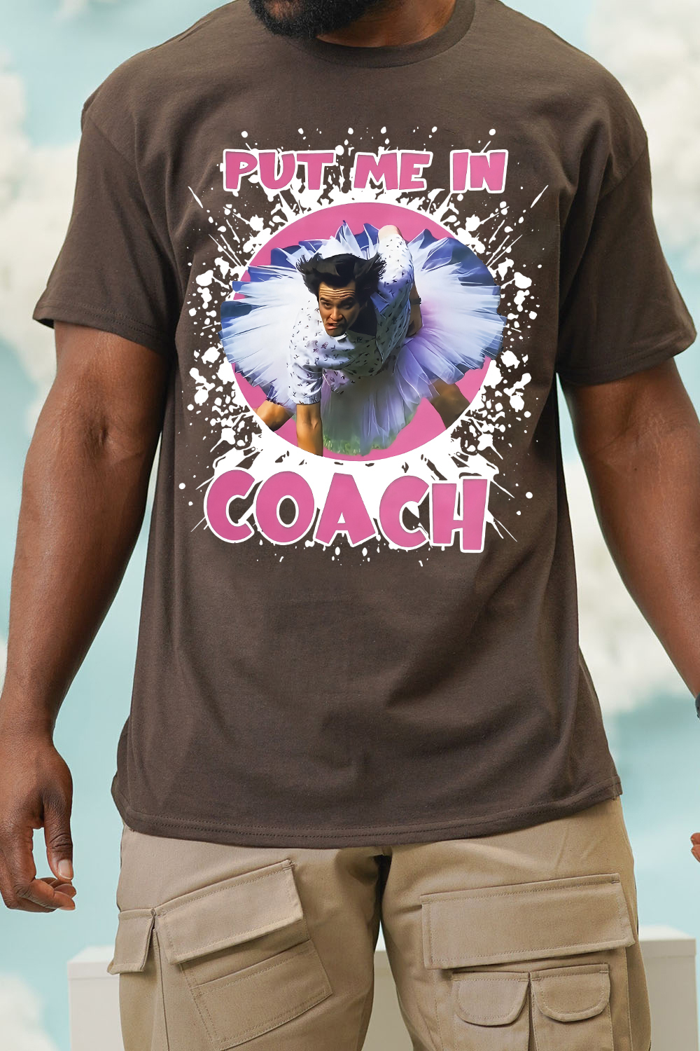 Jim Carrey Put Me In Coach Funny Tee For Men