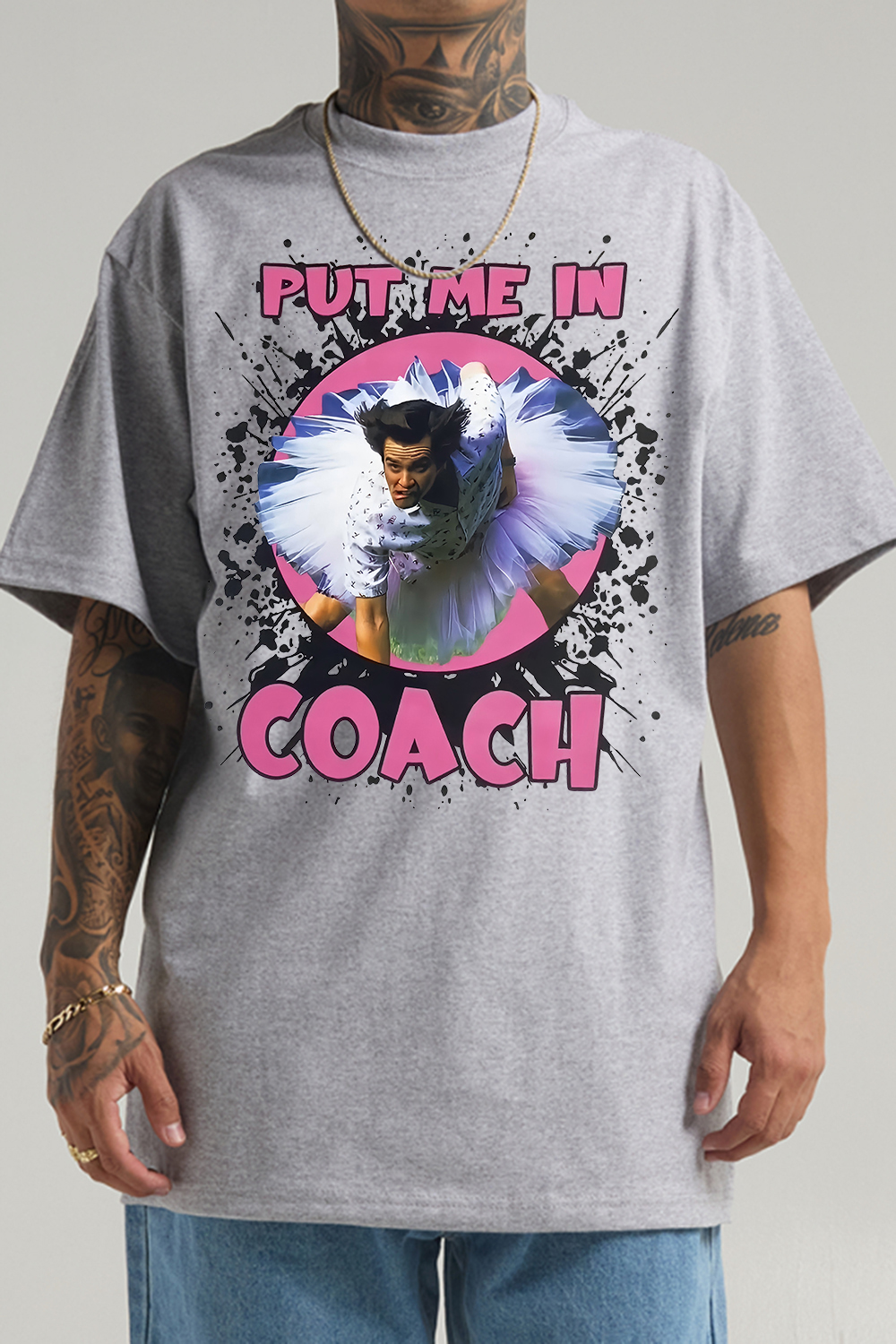 Jim Carrey Put Me In Coach Funny Tee For Men
