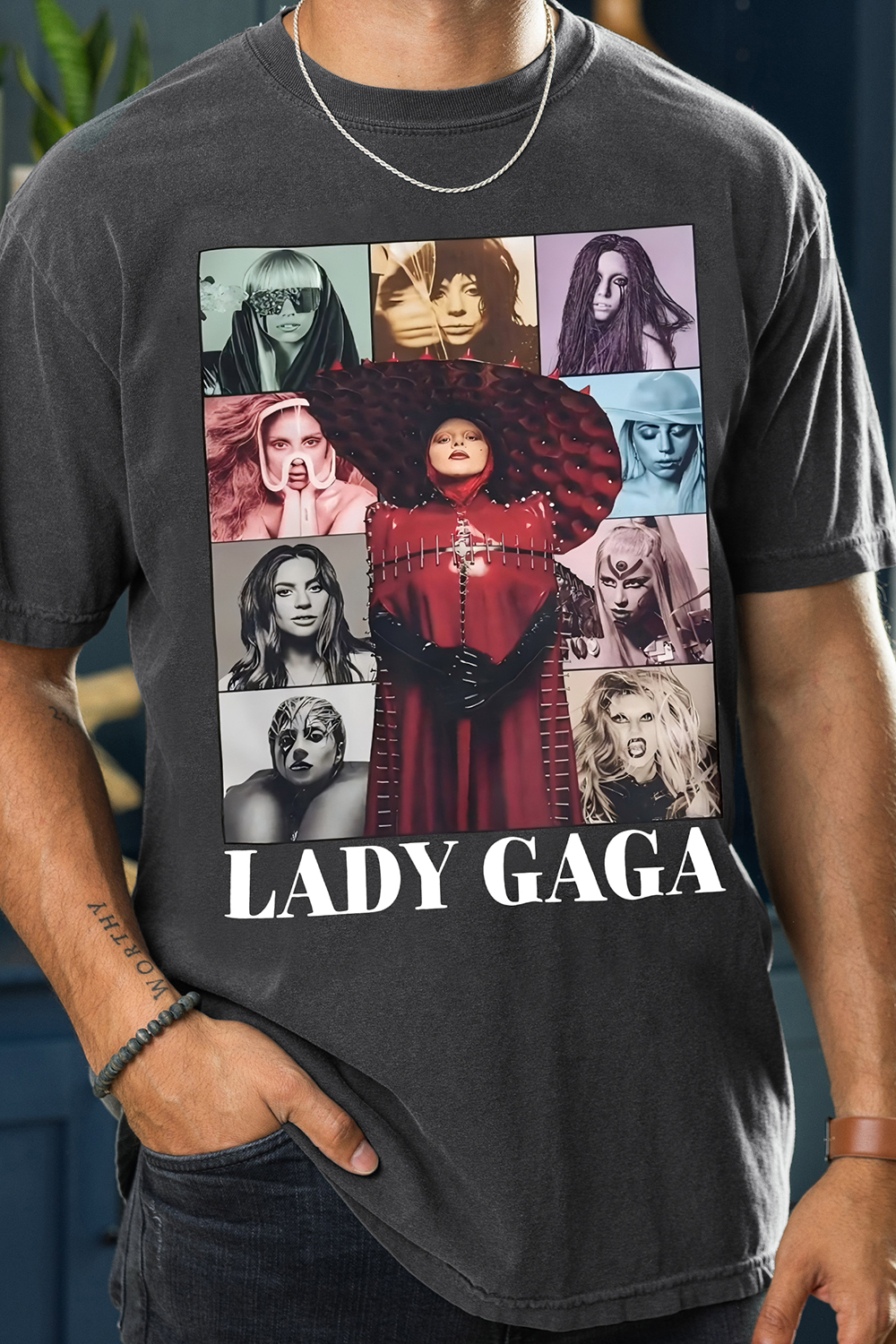 Lady Gaga Abracadabra Graphic Tee For Men