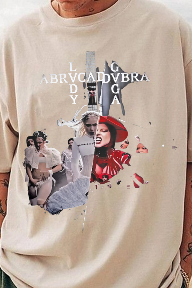 Lady Gaga Abracadabra Album Tee For Men