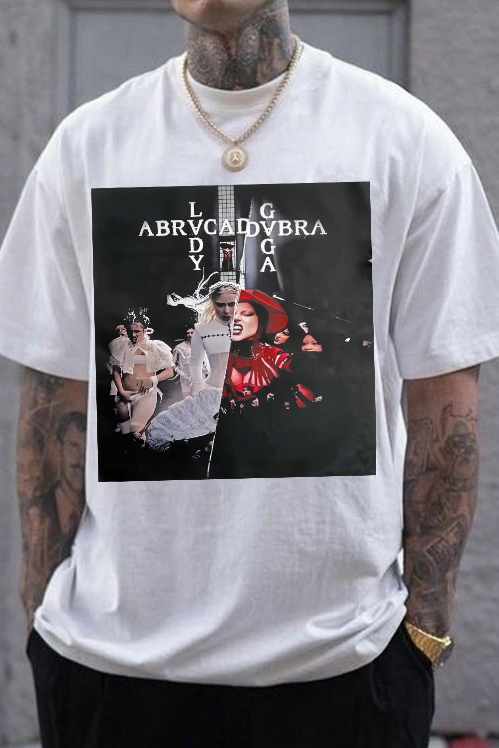 Lady Gaga Abracadabra Album Tee For Men