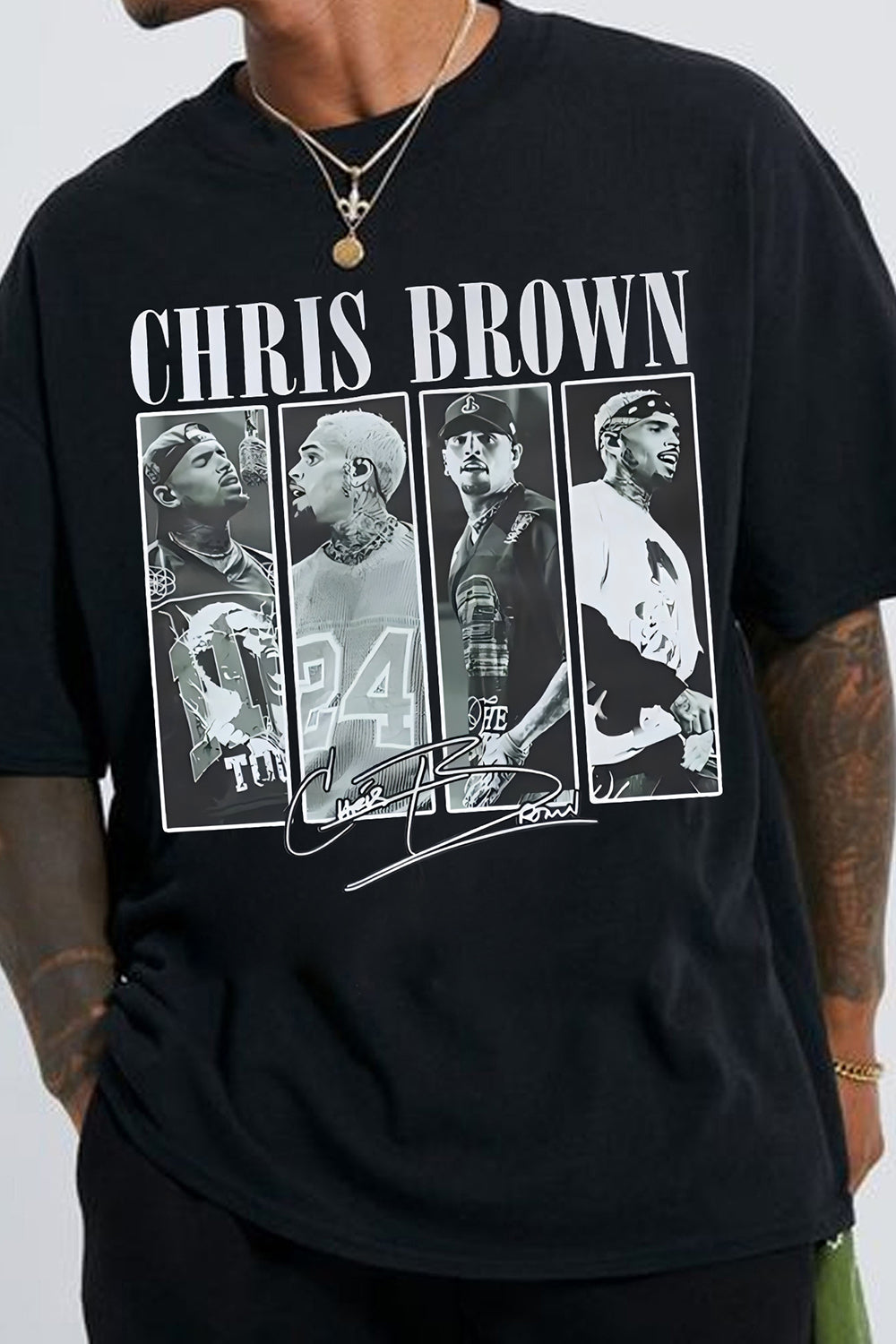 Chris Brown Concert Merch Tee For Men
