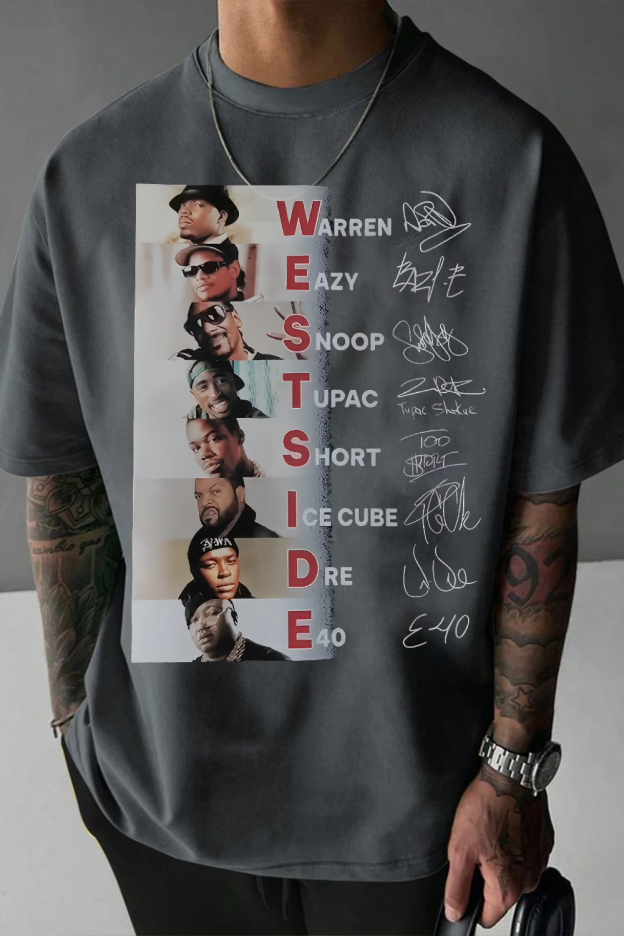 Tupac Merch Hip Hop Legend Tee For Men