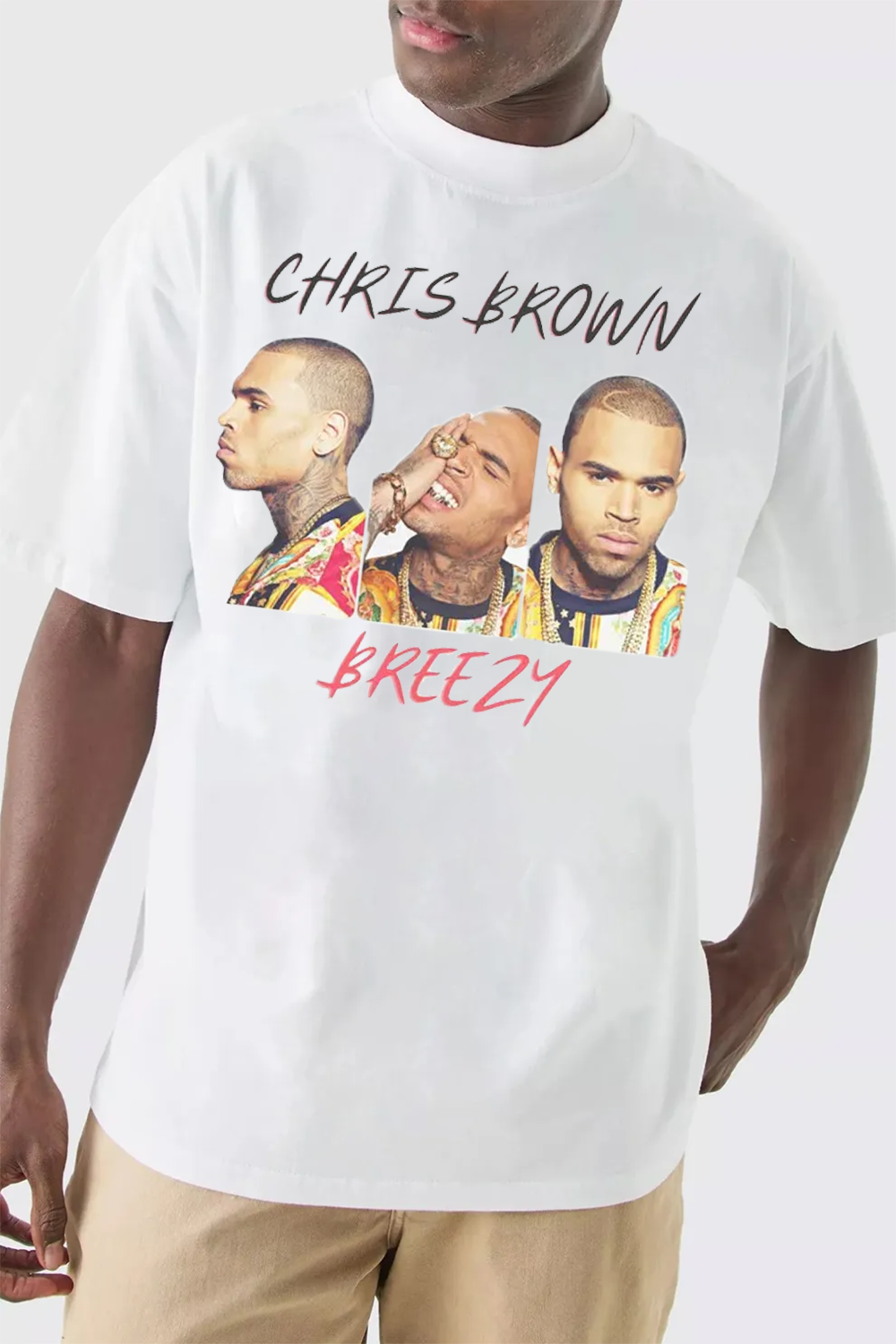 Chris Brown short sleeved T-shirt