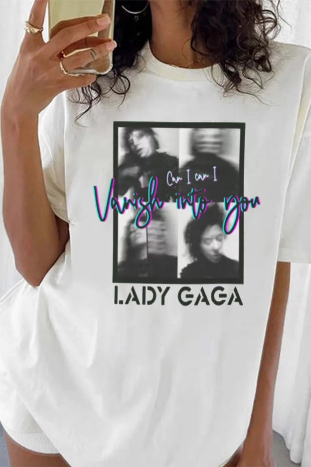 ladygaga Printed T-shirt