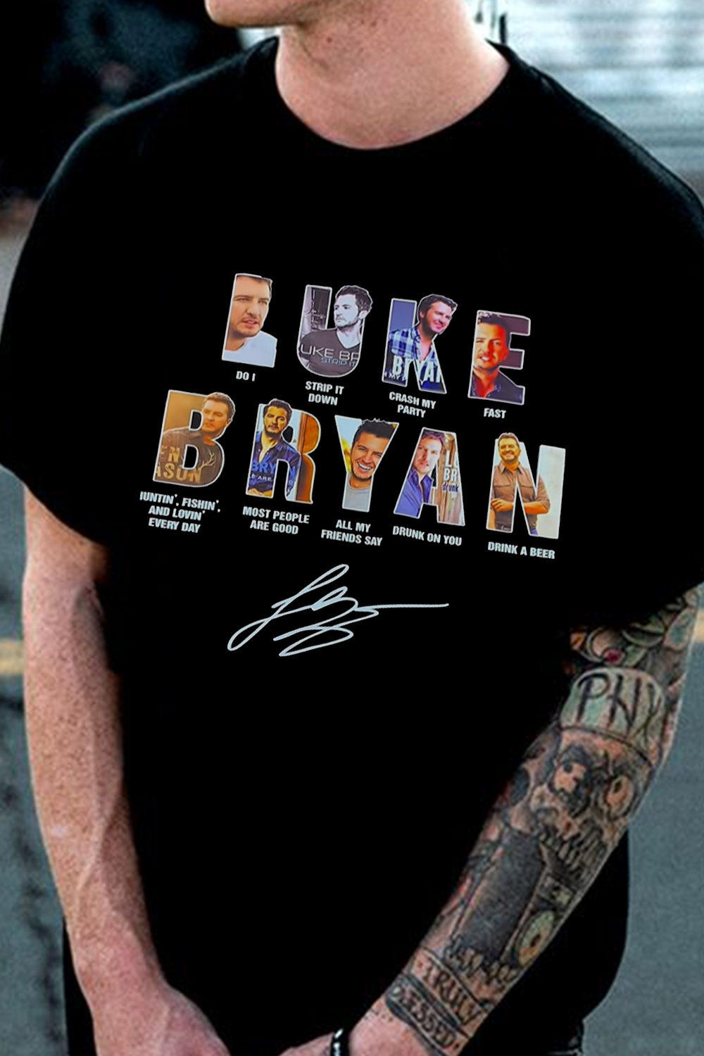 LUKE BRYAN’s concert T-shirt