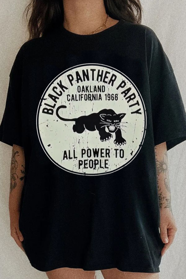 Black Panther Party Shirt