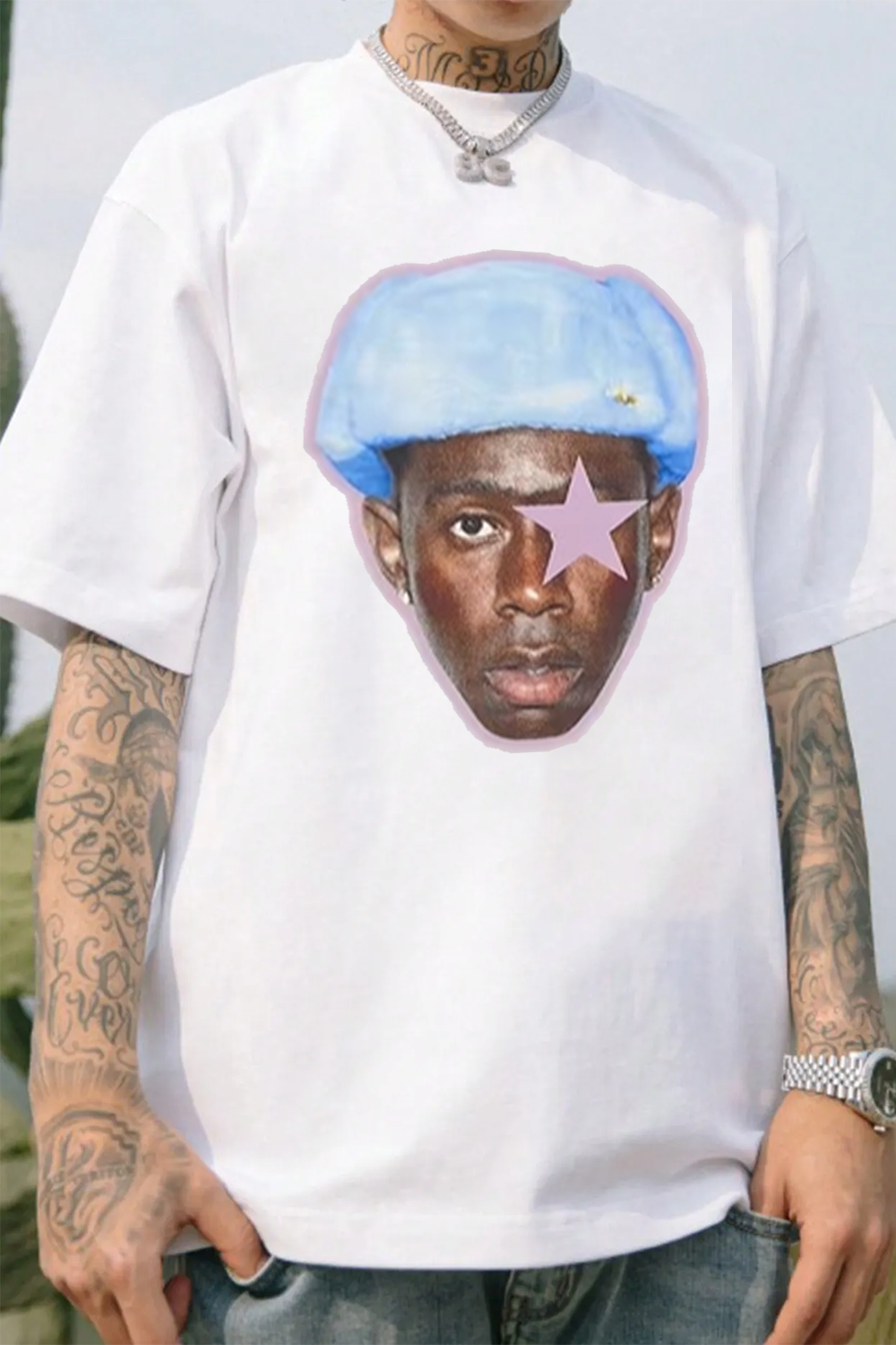 Tyler Call Me If You Get Lost Face T-shirt