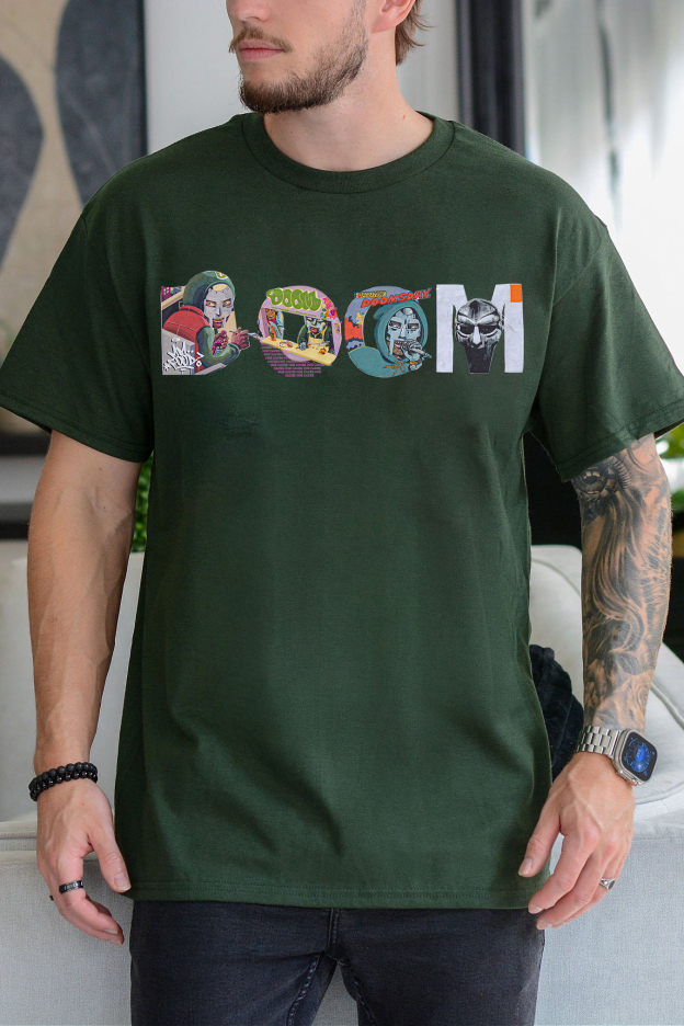 MF "DOOM" Type Collage Print – Men Shirt