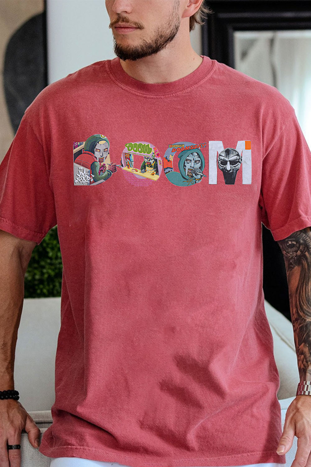 MF "DOOM" Type Collage Print – Men Shirt