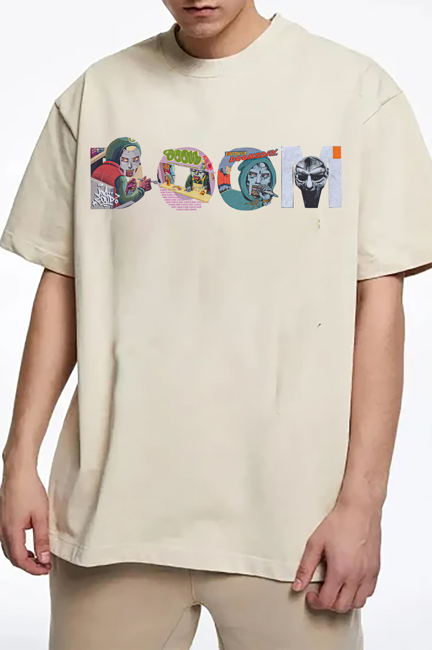 MF "DOOM" Type Collage Print – Men Shirt