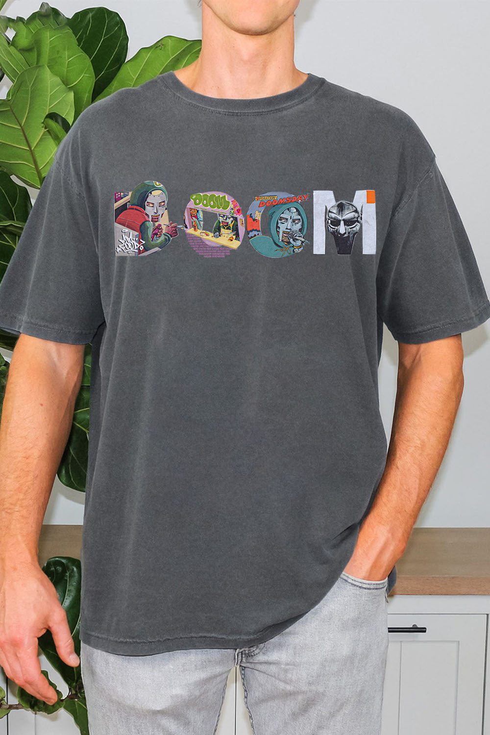 MF "DOOM" Type Collage Print – Men Shirt