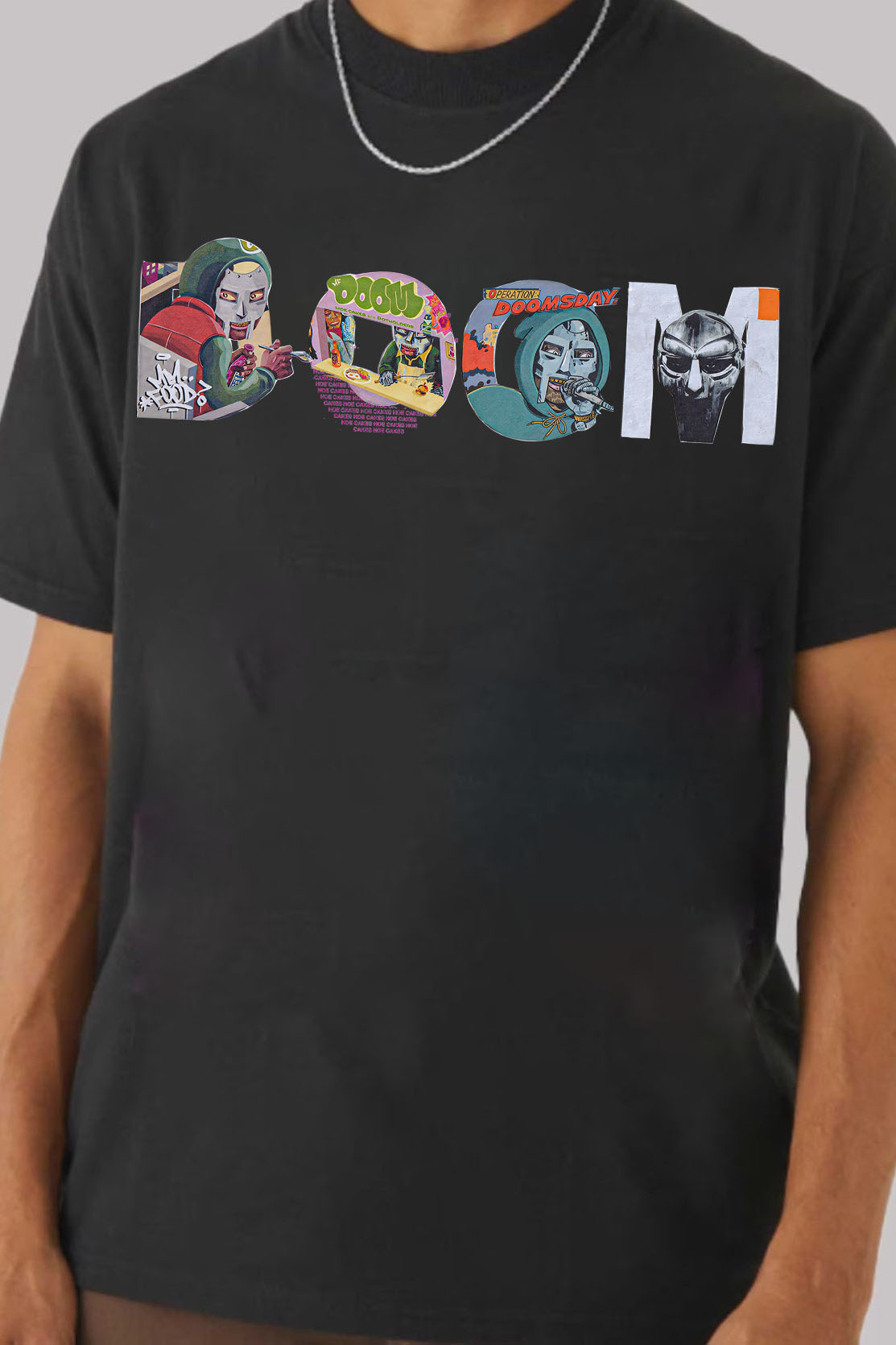 MF "DOOM" Type Collage Print – Men Shirt