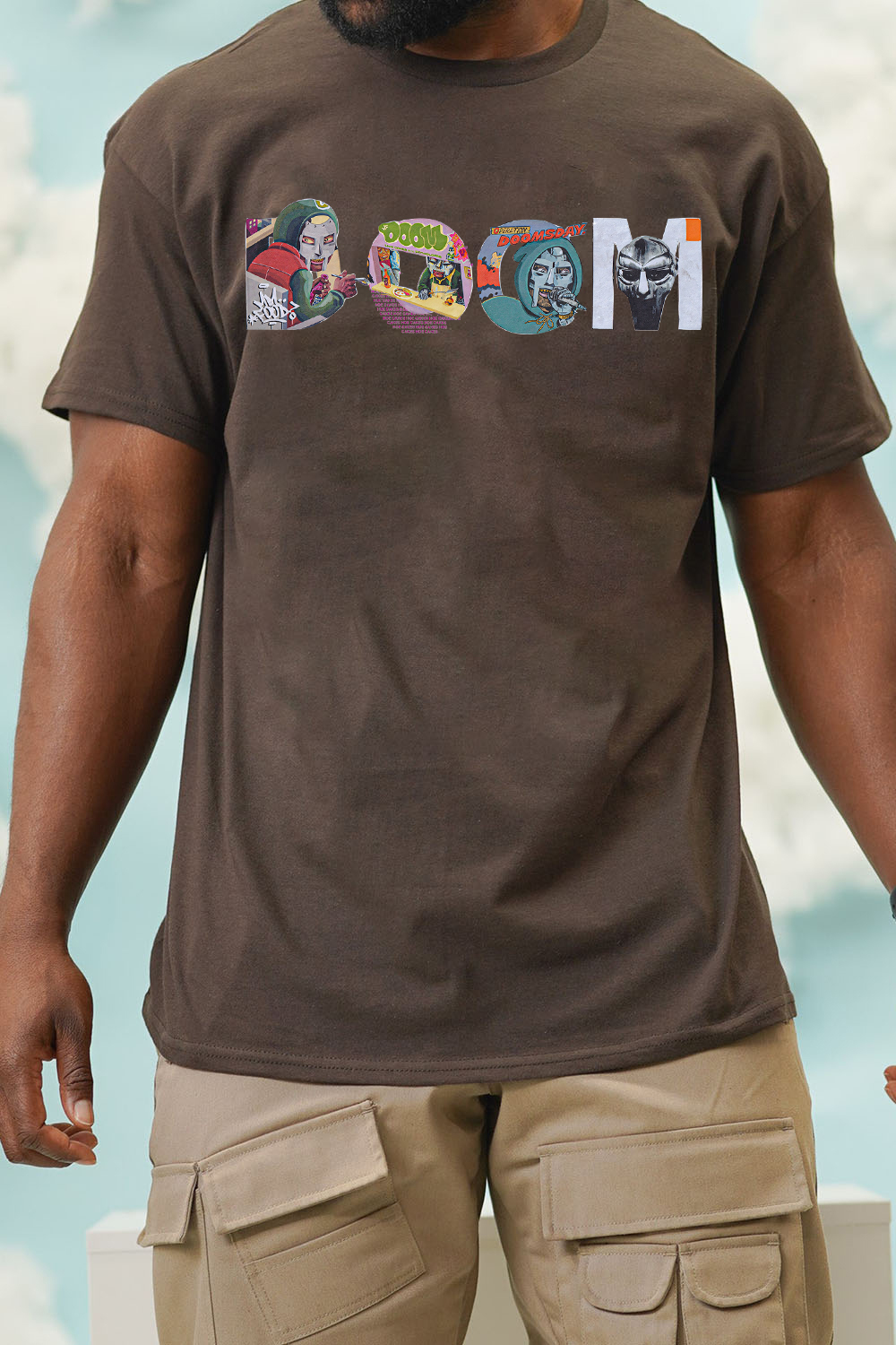 MF "DOOM" Type Collage Print – Men Shirt