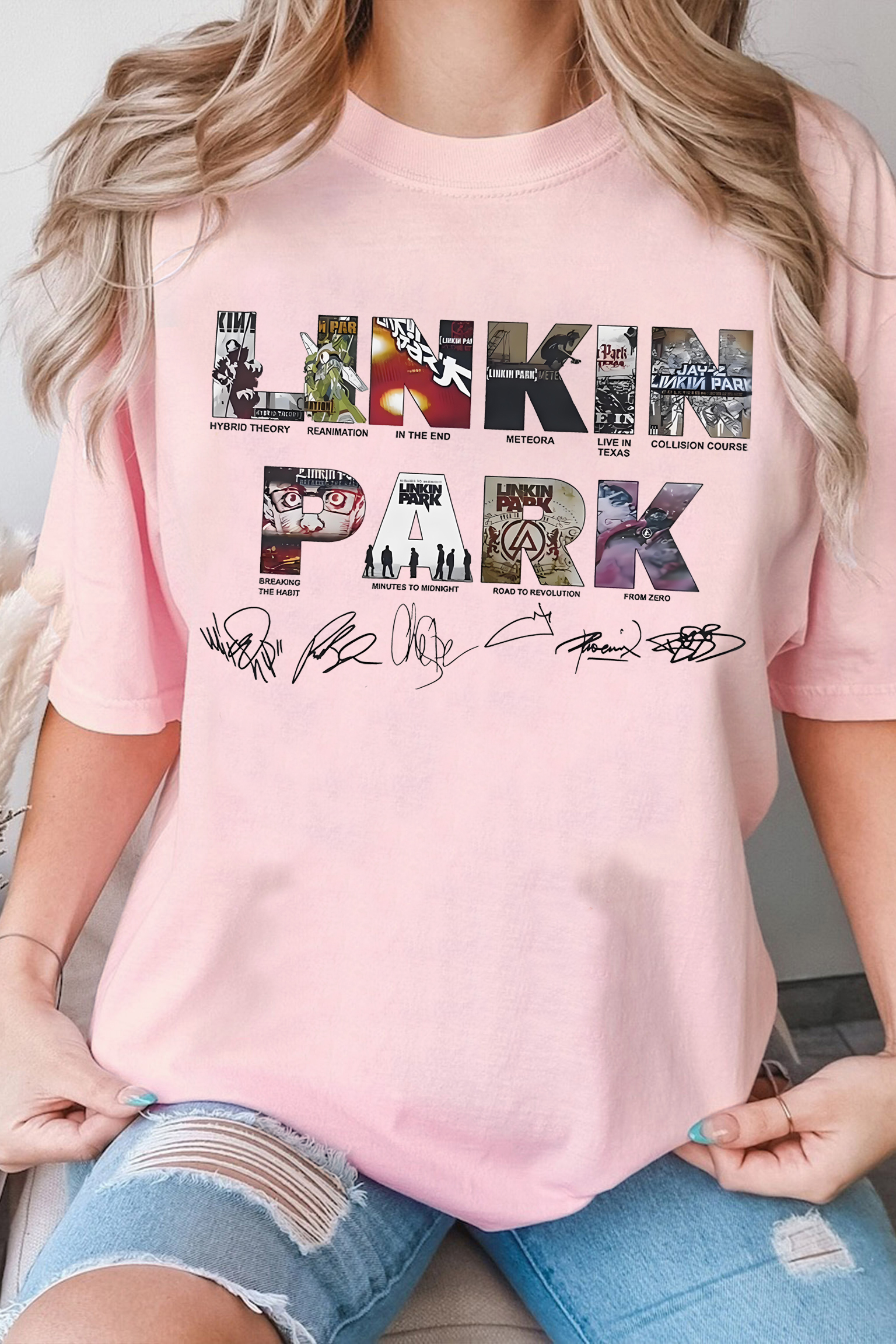 linkin Album Tee For Women